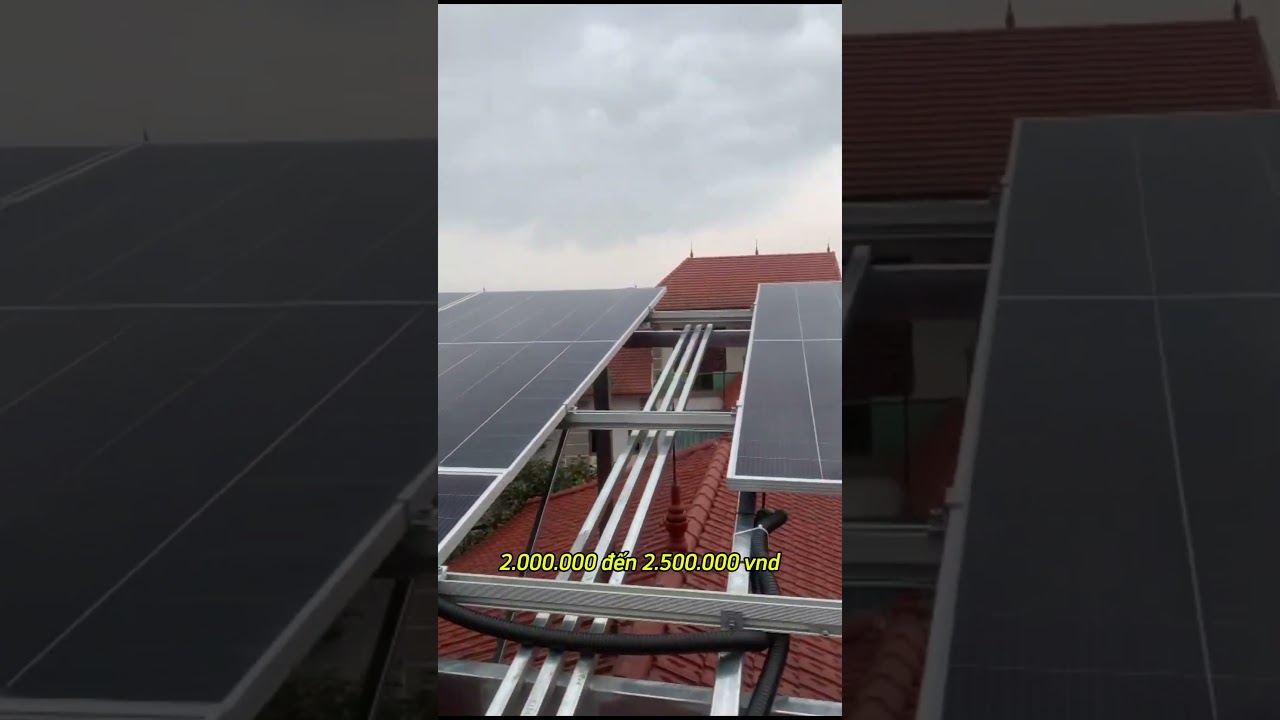 Hệ thống hòa lưới bám tải 7kwp tại Vĩnh Tường, Vĩnh Phúc #shorts #diennangluongmattroichogiadinh