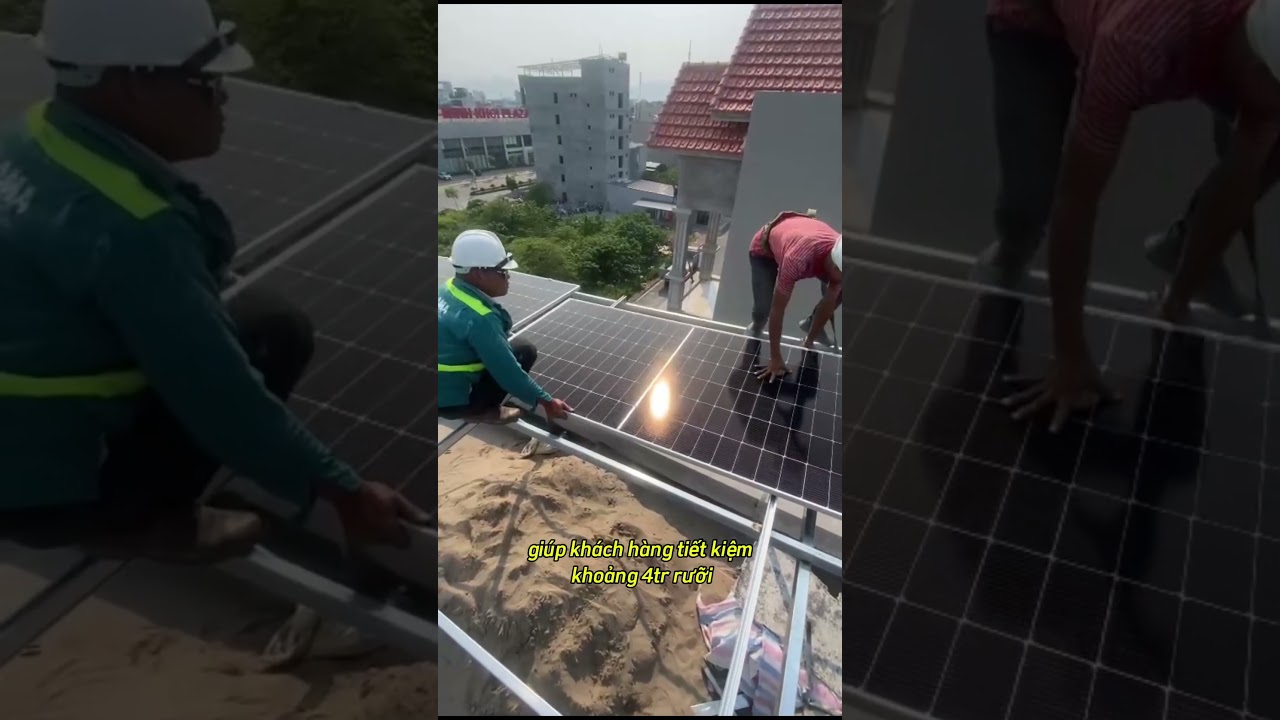 Hệ thống điện mặt trời 15kwp lưu trữ 10kwh tại Phủ Lý, Hà Nam #dienmattroigiadinh #shorts