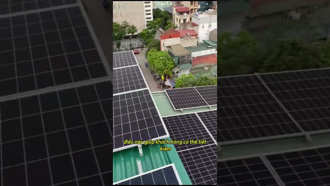 Hệ thống điện mặt trời 17,3kwp tại Láng Thượng, Hà Nội #diennangluongmattroi #shorts