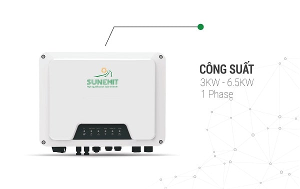 Bộ Inverter năng lượng mặt trời hòa lưới SUNEMIT STS-5000