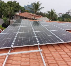 Hệ thống Điện mặt trời Hòa lưới có lưu trữ tại nhà Đại sứ Thụy Điển tại Việt Nam