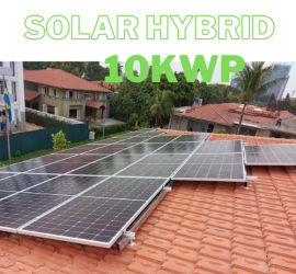 Hệ thống Điện mặt trời có lưu trữ 10Kwp (Kwh) Hybrid