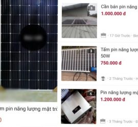 Bát nháo thị trường mua bán pin mặt trời tại Việt Nam