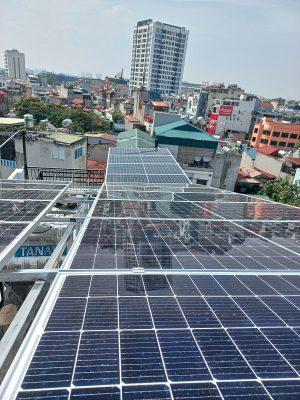 Công trình 7kwp hoà lưới 3 pha tại Nguyễn Sơn, Long Biên