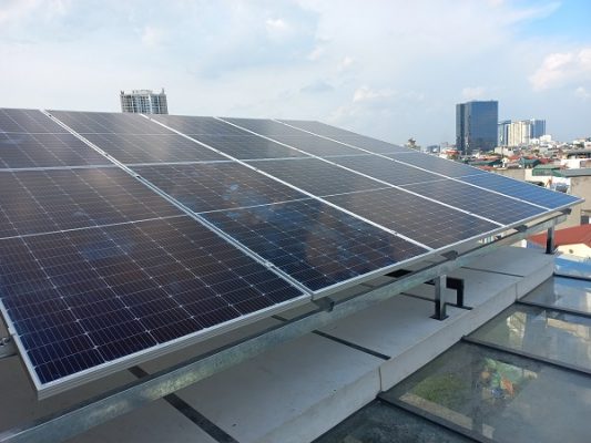 Công trình 5kwp lưu trữ 1 pha 5kwh tại Yên Hòa, Cầu Giấy, Hà Nội