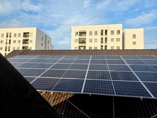 Công trình 11kwp hòa lưới bám tải 3 pha tại khu đô thị Sunny Garden, Sài Sơn, Quốc Oai