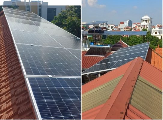 Công trình 6.3kwp lưu trữ 10kwh Thành phố Bắc Ninh
