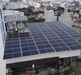 Dự án Điện mặt trời hòa lưới 30Kwp lưu trữ áp cao tại Đường Bưởi