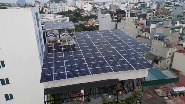 Dự án Điện mặt trời hòa lưới 30Kwp lưu trữ áp cao tại Đường Bưởi