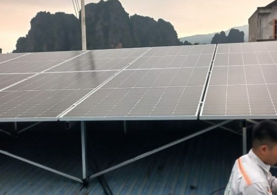 Công trình 10kwp hòa lưới bám tải tại Tân Lạc, Hòa Bình
