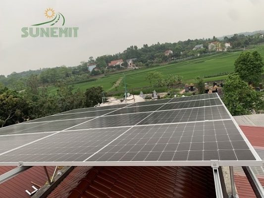 Công trình 5Kwp lưu 10Kwh tại Vĩnh Phúc