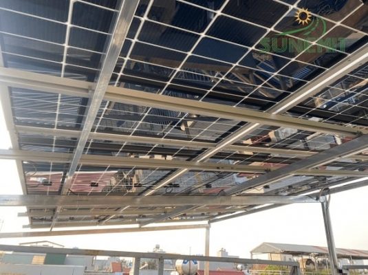 Hệ thống 5kwp lưu trữ 5kwh tại gần khu vực Sân Golf Long Biên, Thành phố Hà Nội