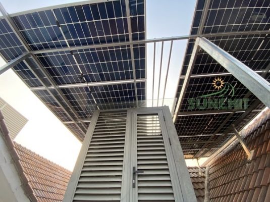 Hệ thống 10kwp lưu 10 số điện tại Vinhomes Riverside Long Biên