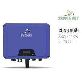 Inverter năng lượng mặt trời Hòa lưới SUNEMIT 3 pha STT-6000 | 3kW – 11kW