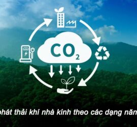 Hệ số phát thải khí nhà kính theo các dạng năng lượng