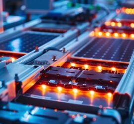 Quy trình sản xuất pin lithium trong lưu trữ điện mặt trời