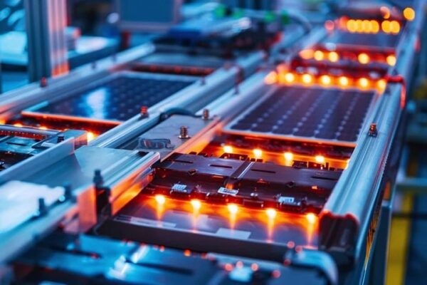 Quy trình sản xuất pin lithium trong lưu trữ điện mặt trời