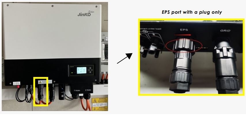 ngõ ra độc lập EPS trong hệ thống năng lượng mặt trời