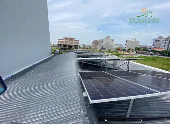 Hệ thống điện mặt trời hòa lưới 14kwp tại Nam Định