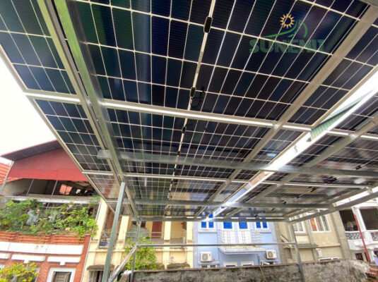 Hệ thống hòa lưới 6kwp tại Linh Đàm, Hà Nội